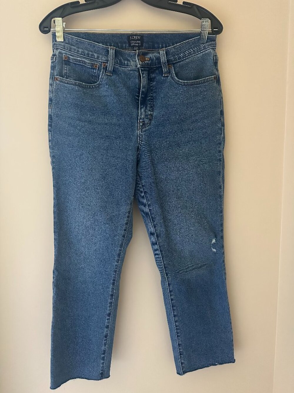 Jcrew Factory Petite Essential Straight Jean in all day stretch